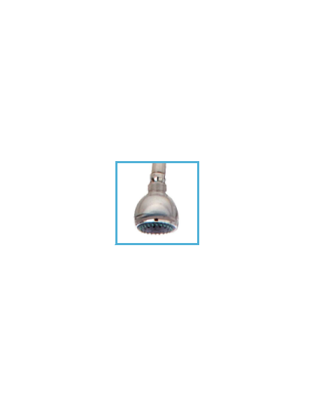 Ducha piscina estándar inox automática con pulsador fluxómetro Flexinox