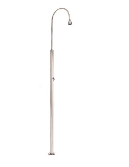 DUCHA ESTÁNDAR INOX CON FLUXOMETRO FLEXINOX