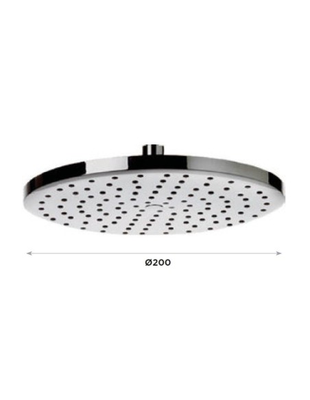 ROCIADOR REDONDO DUCHA SOLAR INOX CRM 40 LITROS