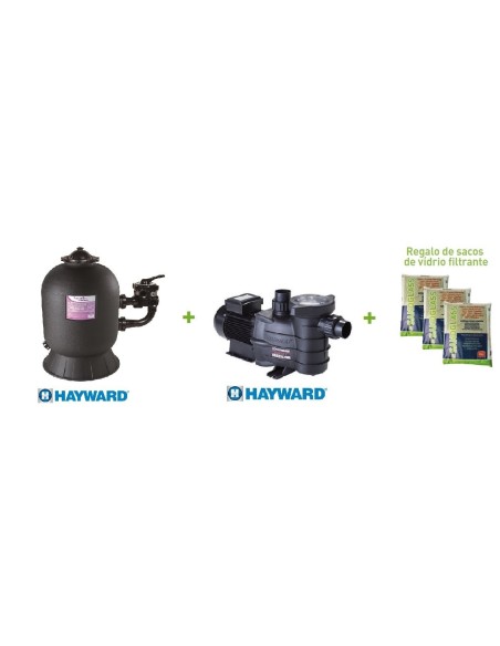 PACK FILTRACION POWERLINE + POWER FLO + VIDRIO FILTRANTE
