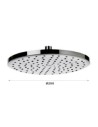 ROCIADOR CIRCULAR 200MM DUCHA SOLAR CRM