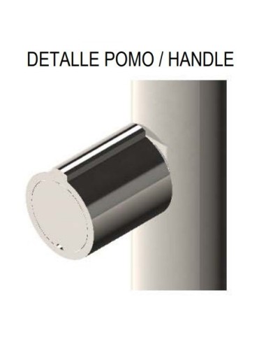 POMO DUCHA 1 BRAZO INOX EASY BAEZA ref. 111235