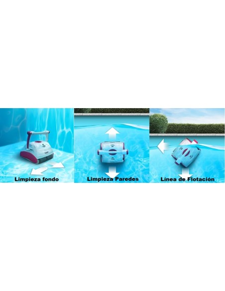 LIMPIAFONDOS ELECTRICO D300 BWT - limpieza del robot - accesoriospiscinasonline.es