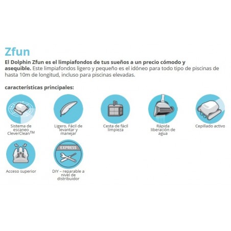 LIMPIAFONDOS DOLPHIN ZFUN MAYTRONICS