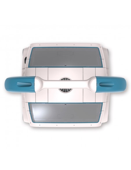 VISTA SUPERIOR LIMPIAFONDOS ELECTRICO AQUABOT K300 BWT - accesoriospiscinasonline.es