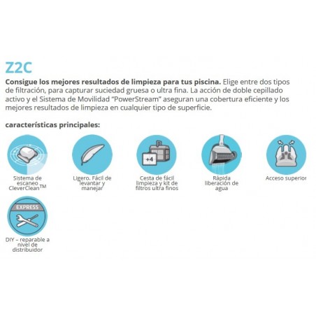 LIMPIAFONDOS DOLPHIN Z2C MAYTRONICS