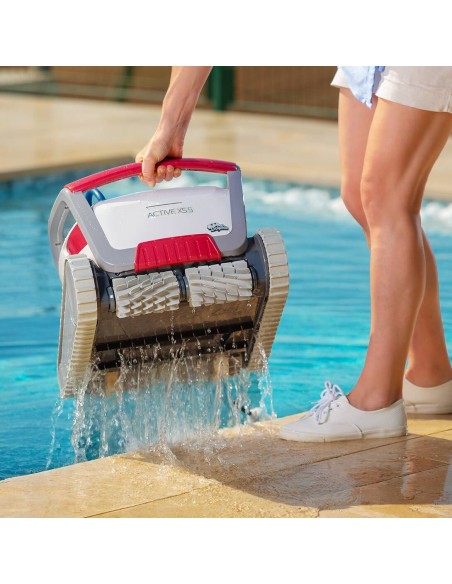 AGUA LIMPIAFONDOS AUTOMATICO DOLPHIN ACTIVE X5.5 MAYTRONICS - accesoriospiscinasonline.es