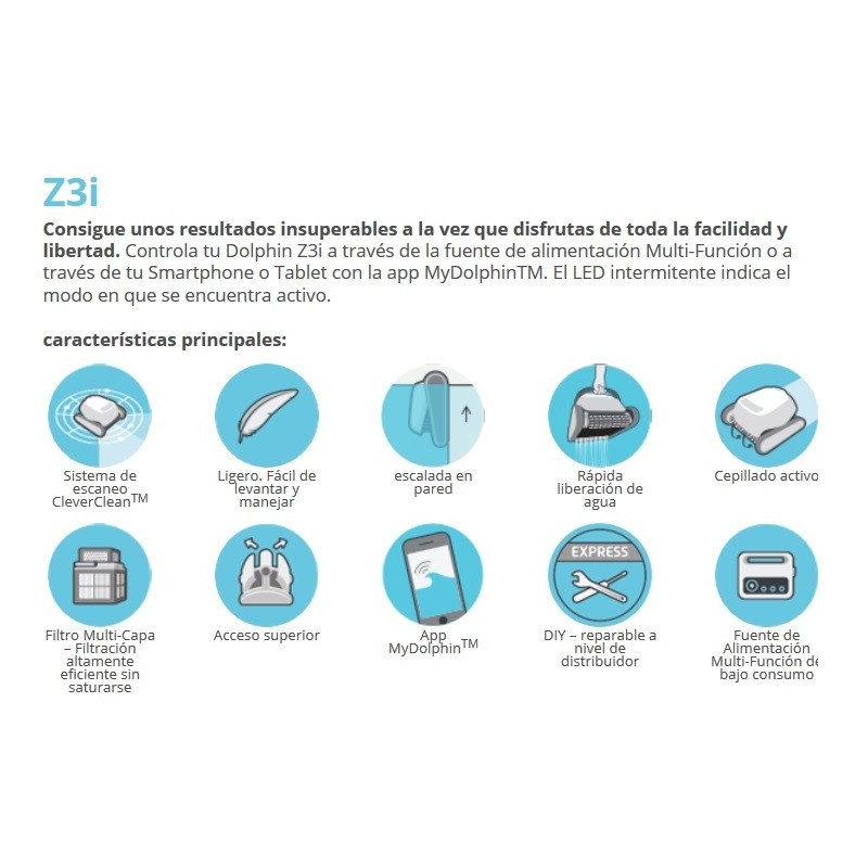 LIMPIAFONDOS DOLPHIN Z3I MAYTRONICS