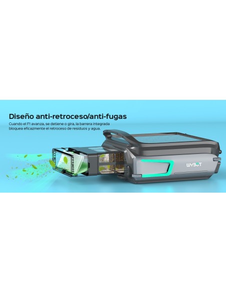 FILTRO ROBOT LIMPIEZA SUPERFICIE E-TRON F1 SOLAR WYBOT-Manteysa Piscinas