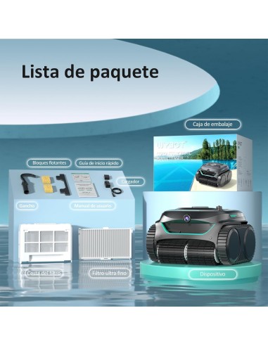 Limpiafondos Inálambrico Batería E-TRON VISION NG IA|Manteysa Pisicnas