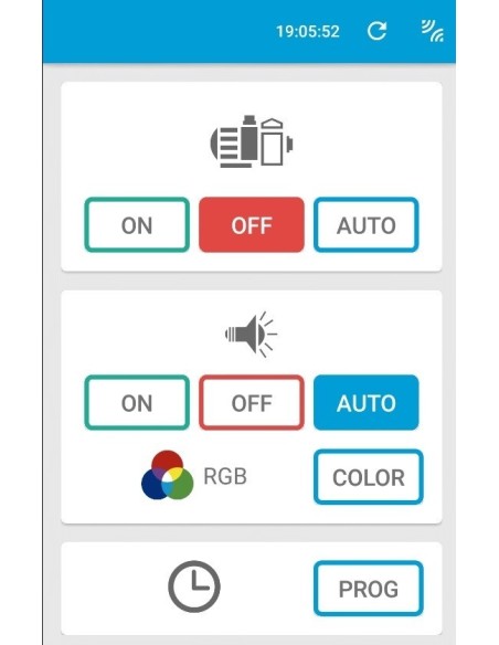 app CUADRO ELECTRICO ECO-POOL BLUETOOTH TOSCANO - accesoriospiscinasonline