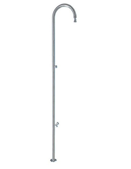 DUCHA BASTON INOX CON LAVAPIES KRIPSOL 
