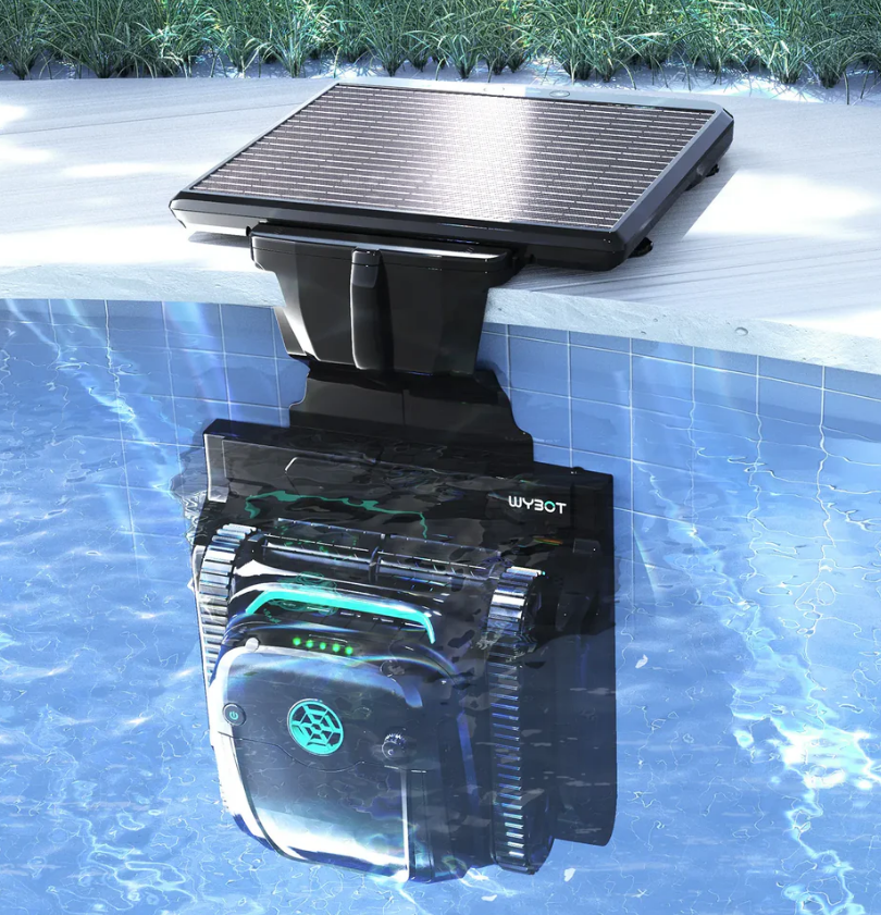 Robot limpiafondos solar Wybot para piscina