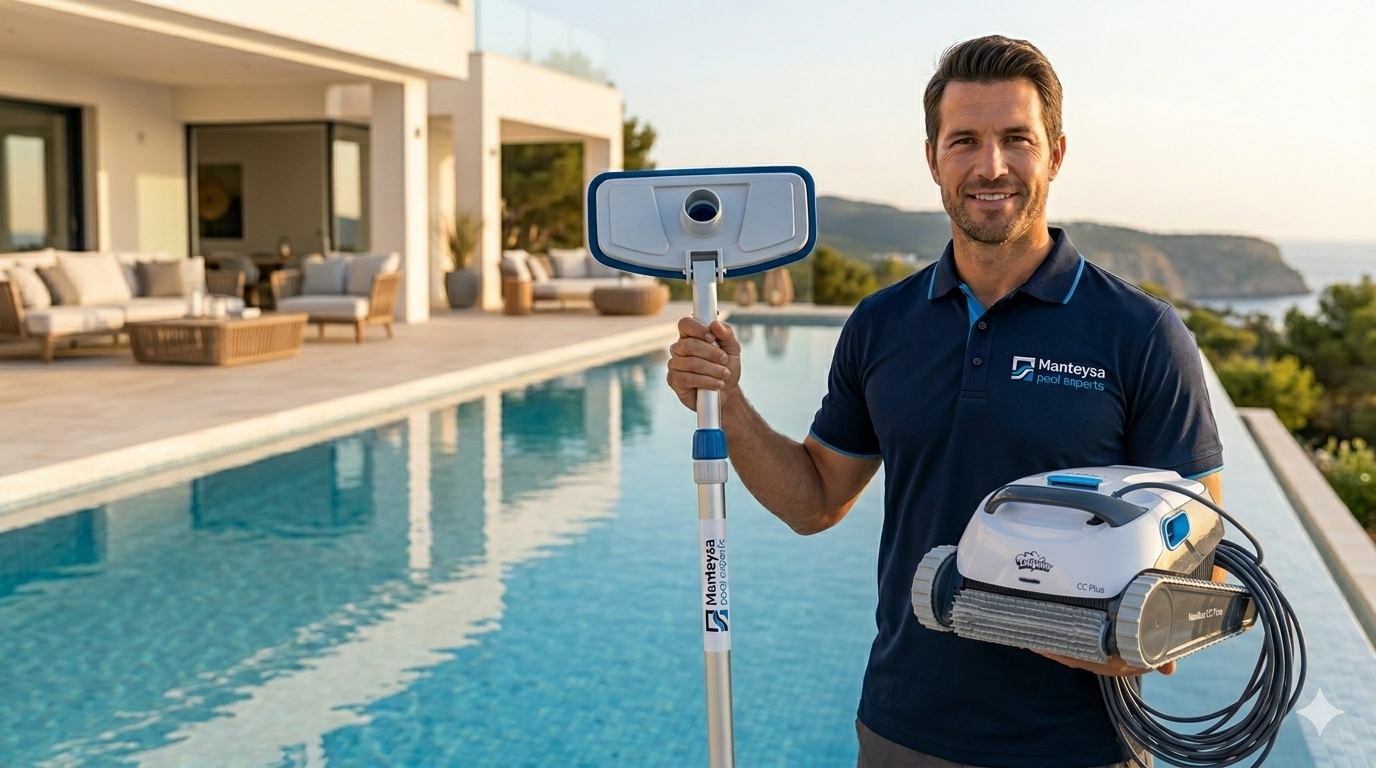 Limpiafondos manual vs. Robot automático: ¿Cuál elegir según tu piscina?